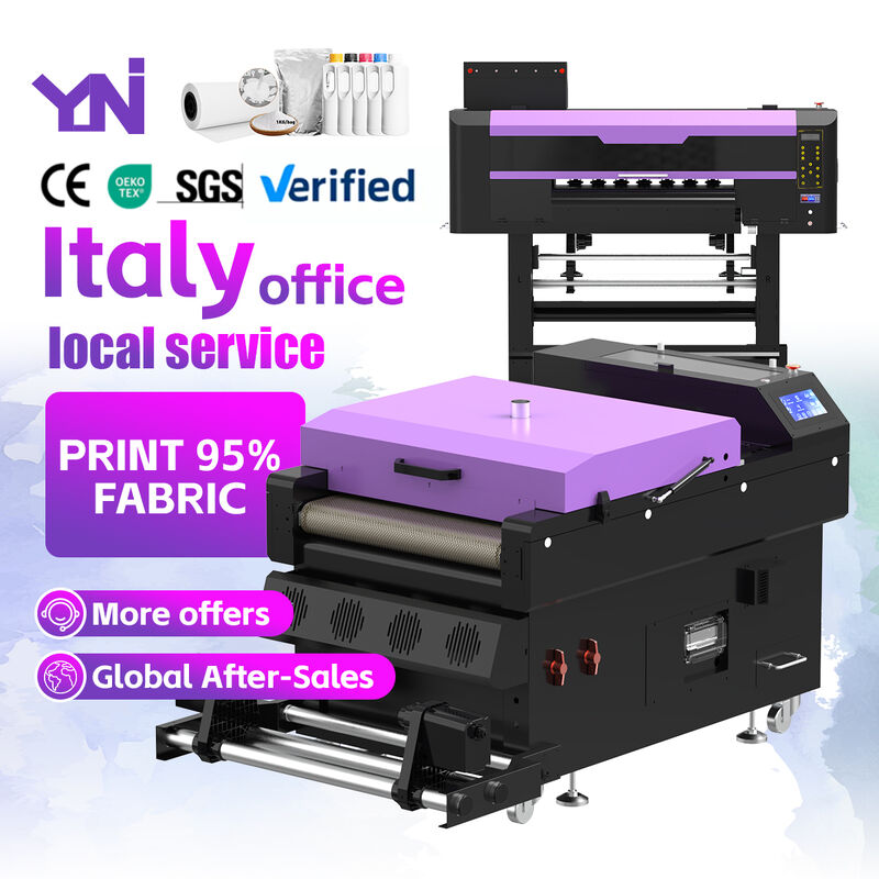 Ingani A1 T-shirt Printing Machine I3200 Print Head 60cm/63cm DTF Drucker With Powder Shaker for Outdoor Hoodie